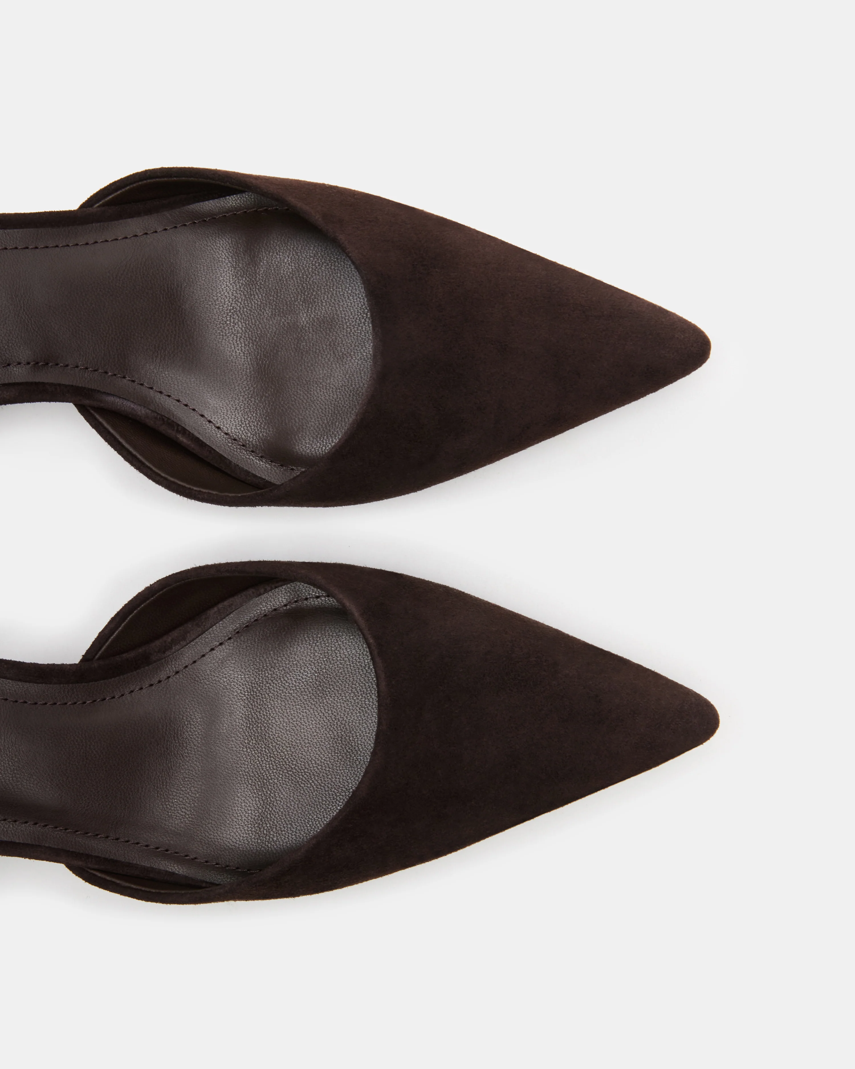ADELAIDE SLINGBACK MARRONE SUEDE - Image 3