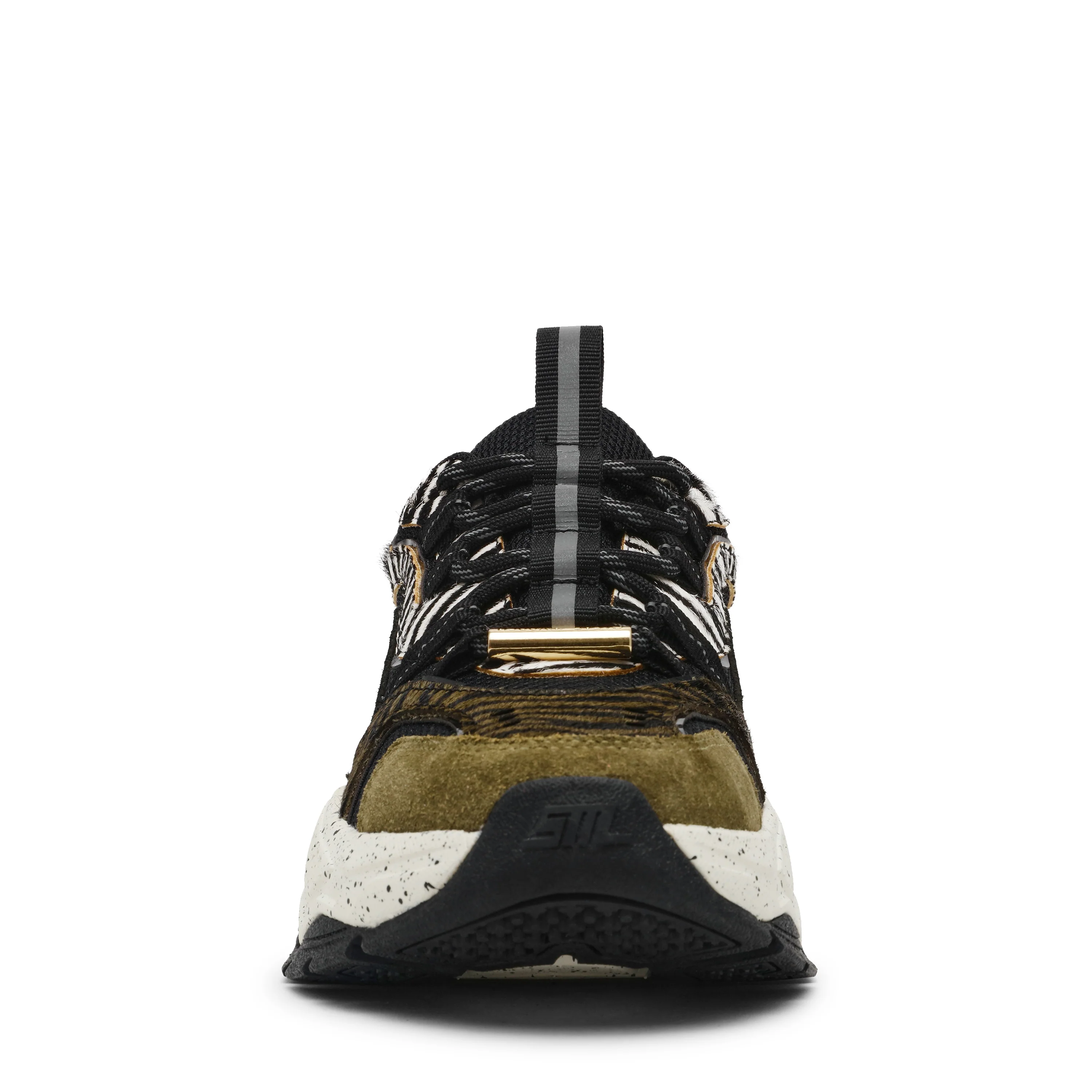 ANIMATES-L SNEAKER OLIVE ZEBRA - Image 3