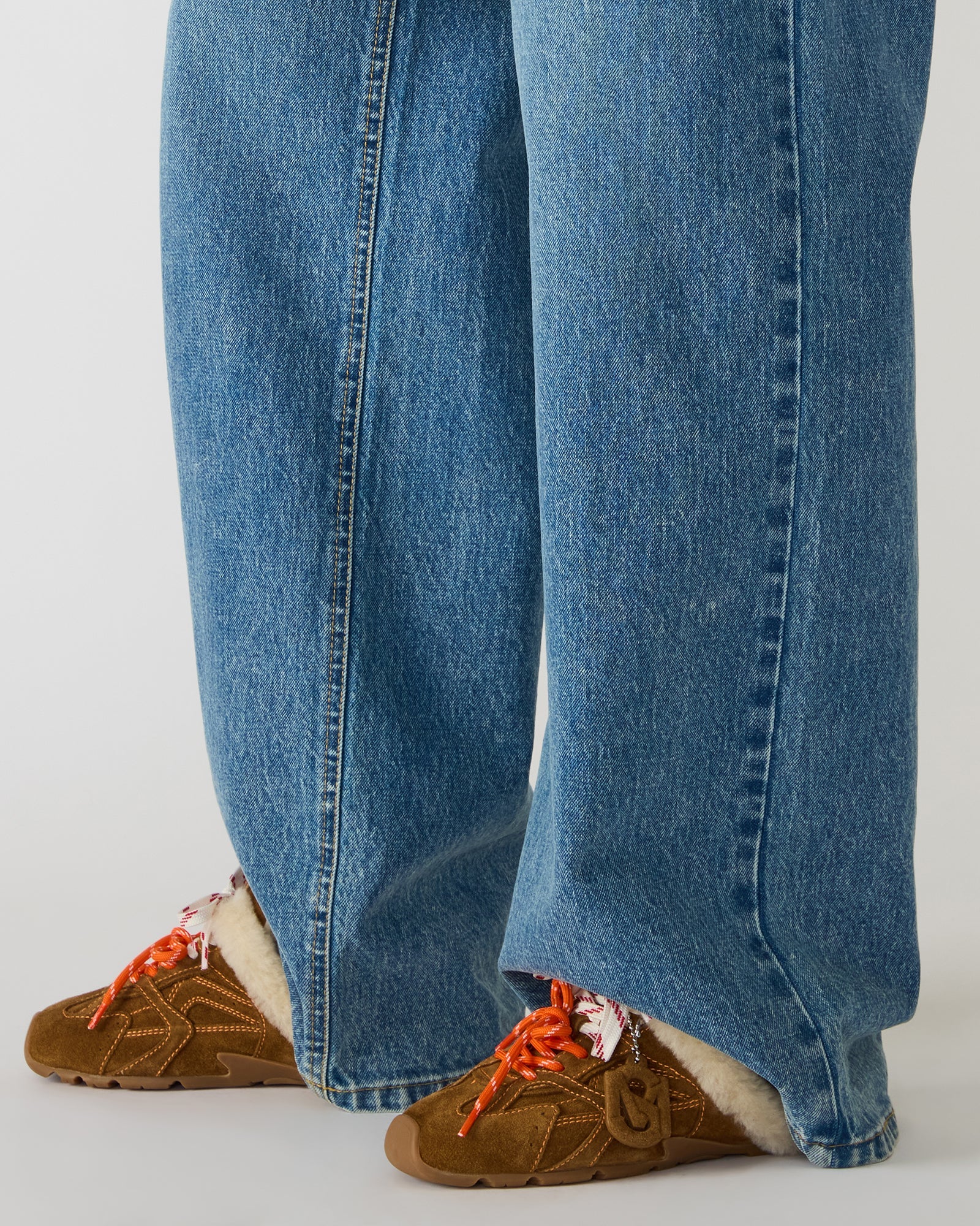 Asiel Sneaker Mule Chestnut Suede - Image 6