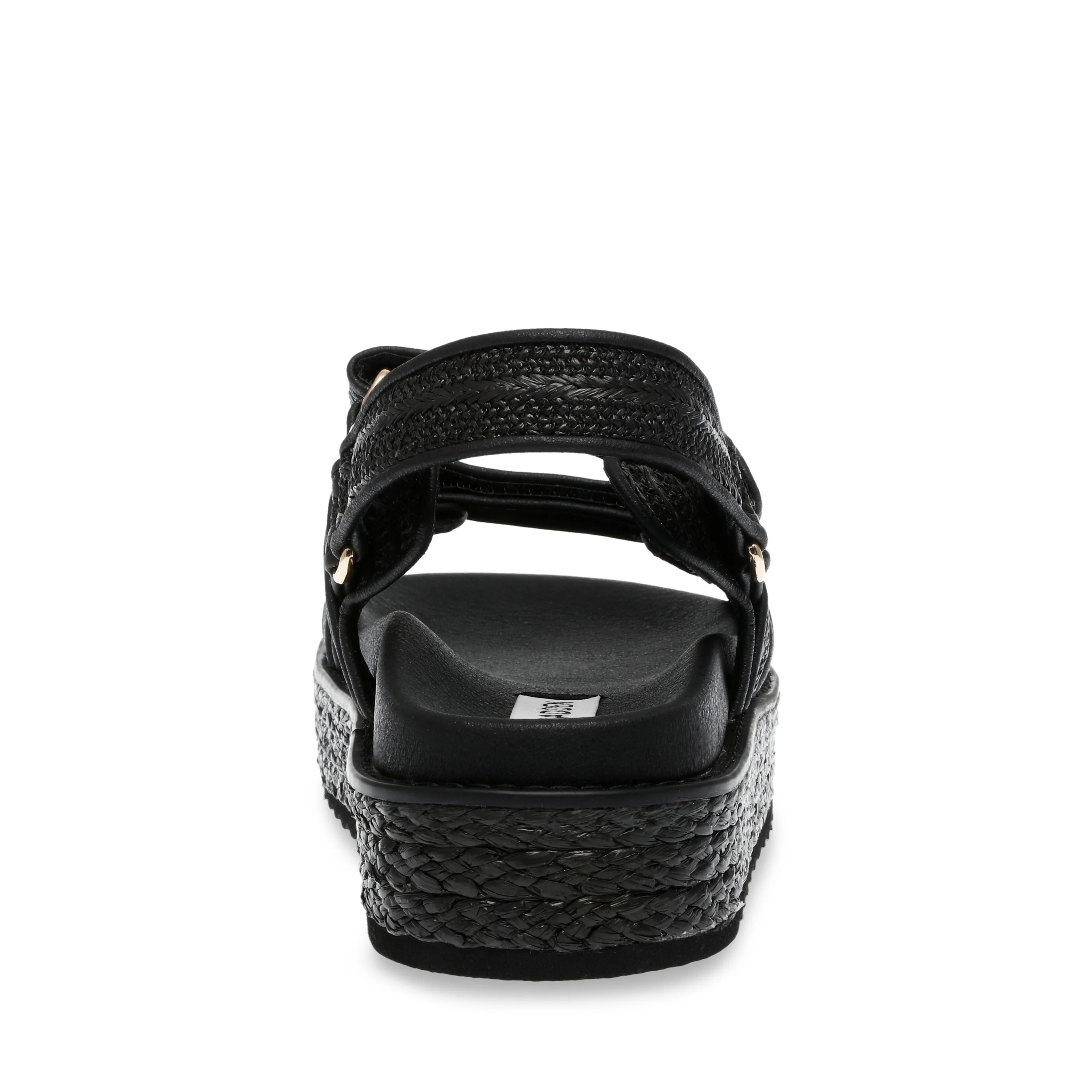 Bigmona Sandalo Nero Raffia - Image 4