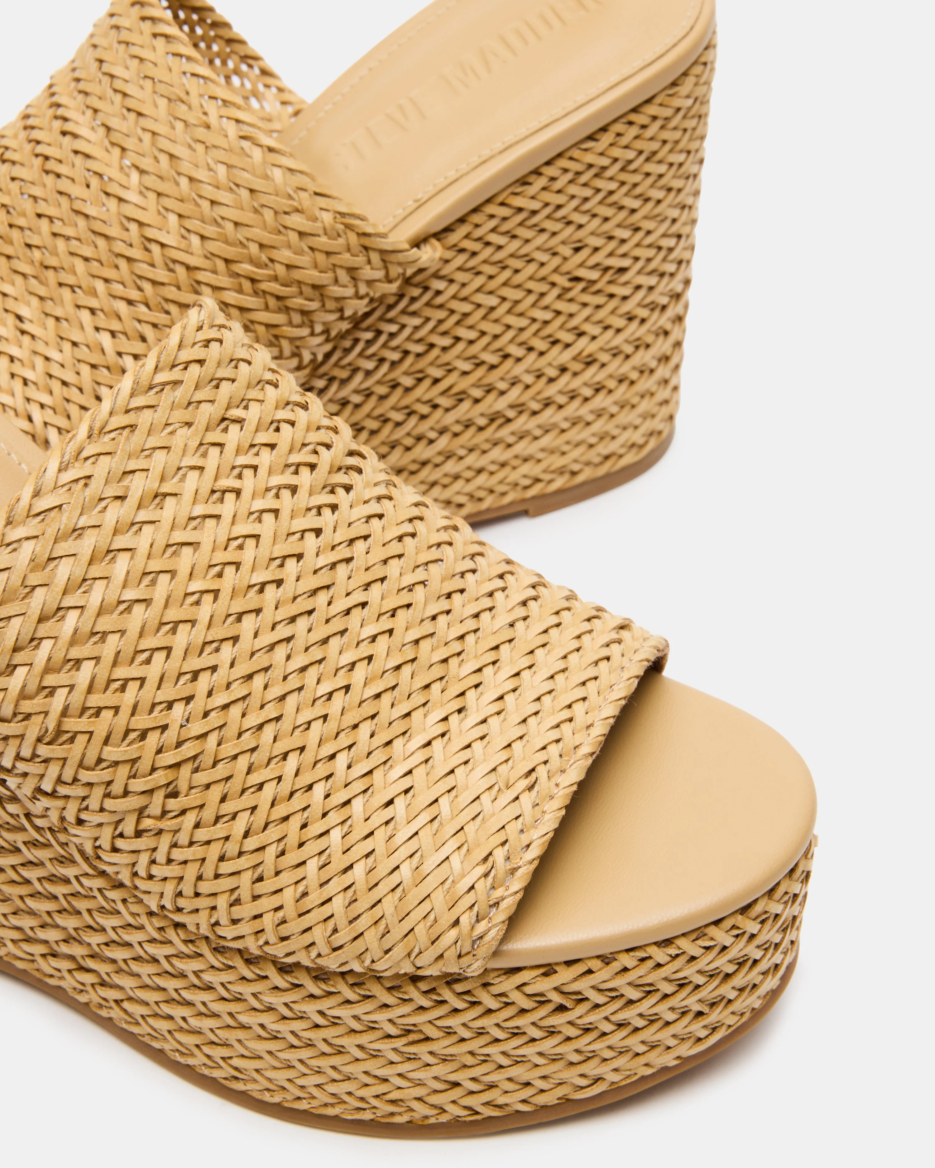 Cassi Zeppa Natural Raffia - Image 3