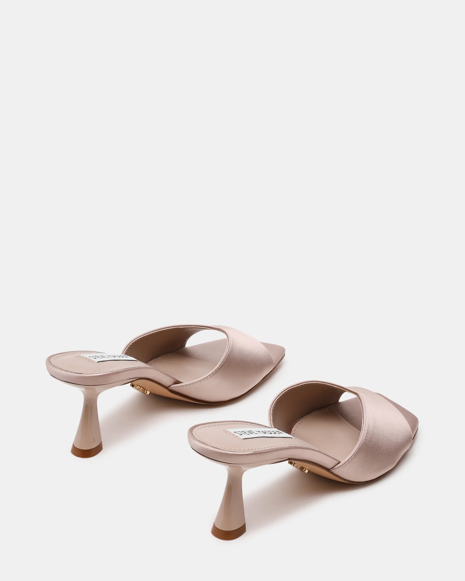 Ivie Mule Taupe Satin - Image 4
