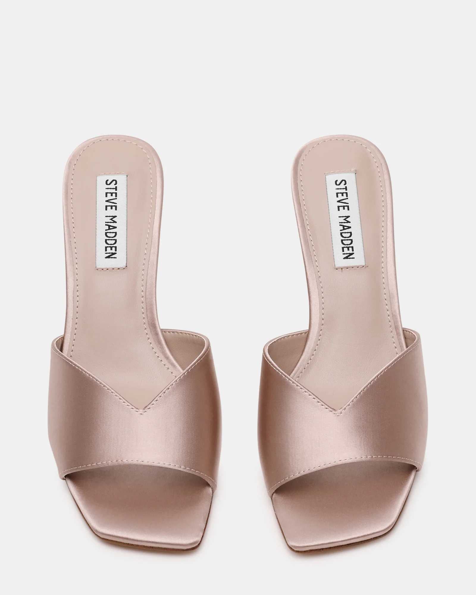 Ivie Mule Taupe Satin - Image 5