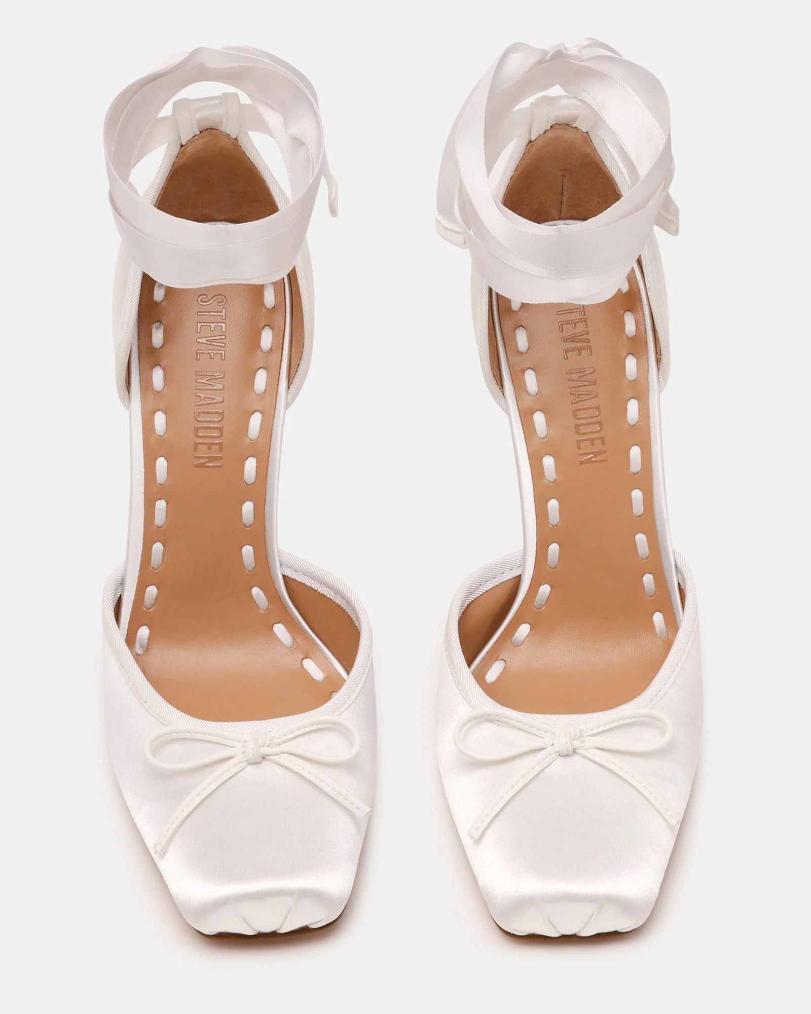 Larina Ballerina con Tacco Avorio Satin - Image 5