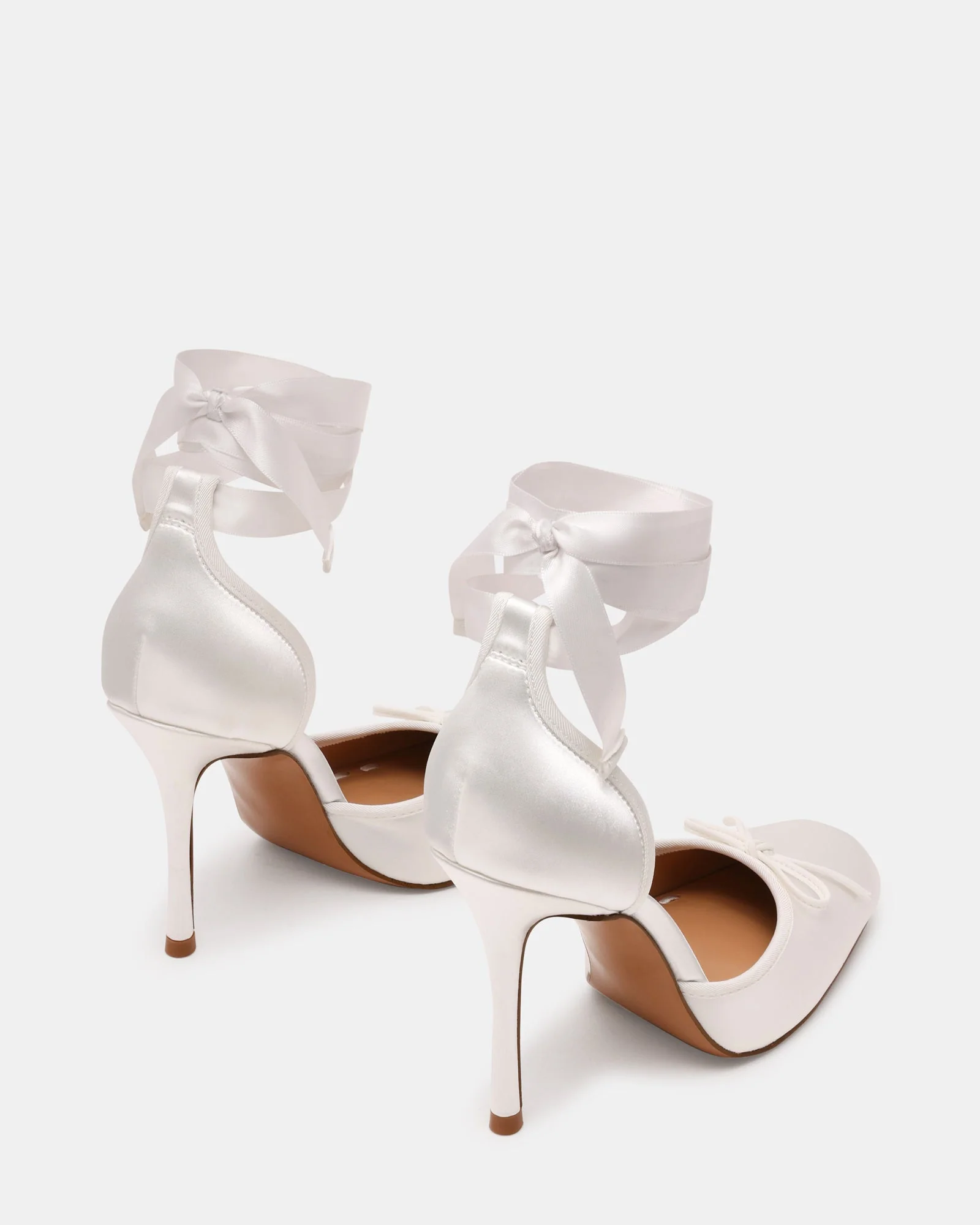 Larina Ballerina con Tacco Avorio Satin - Image 6