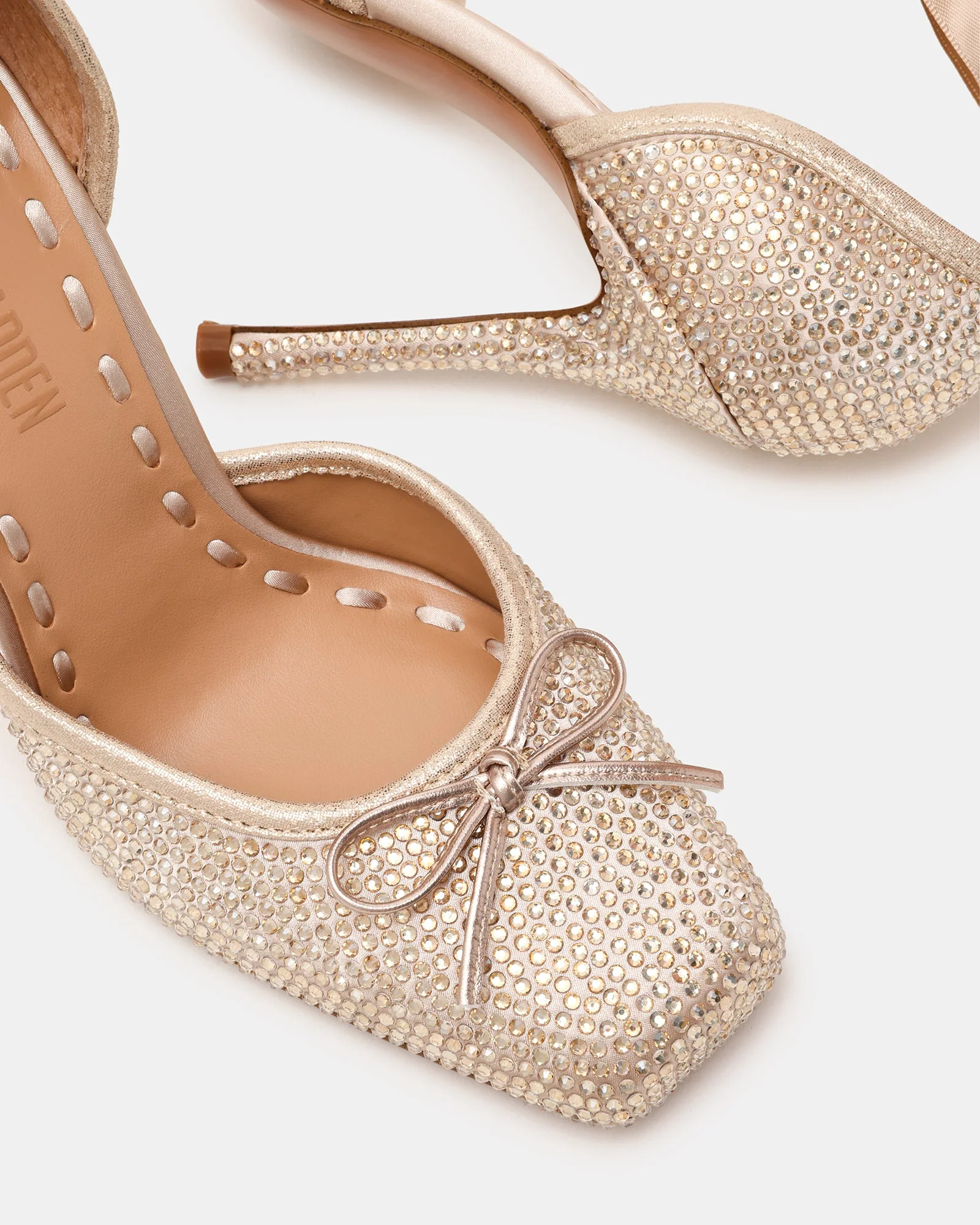 Larina-r Ballerina con Tacco Champagne - Image 4