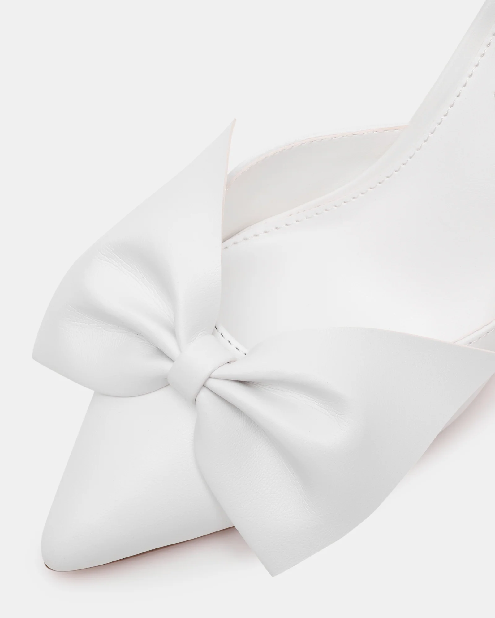 Lorina Décolleté Bianco Pelle - Image 3