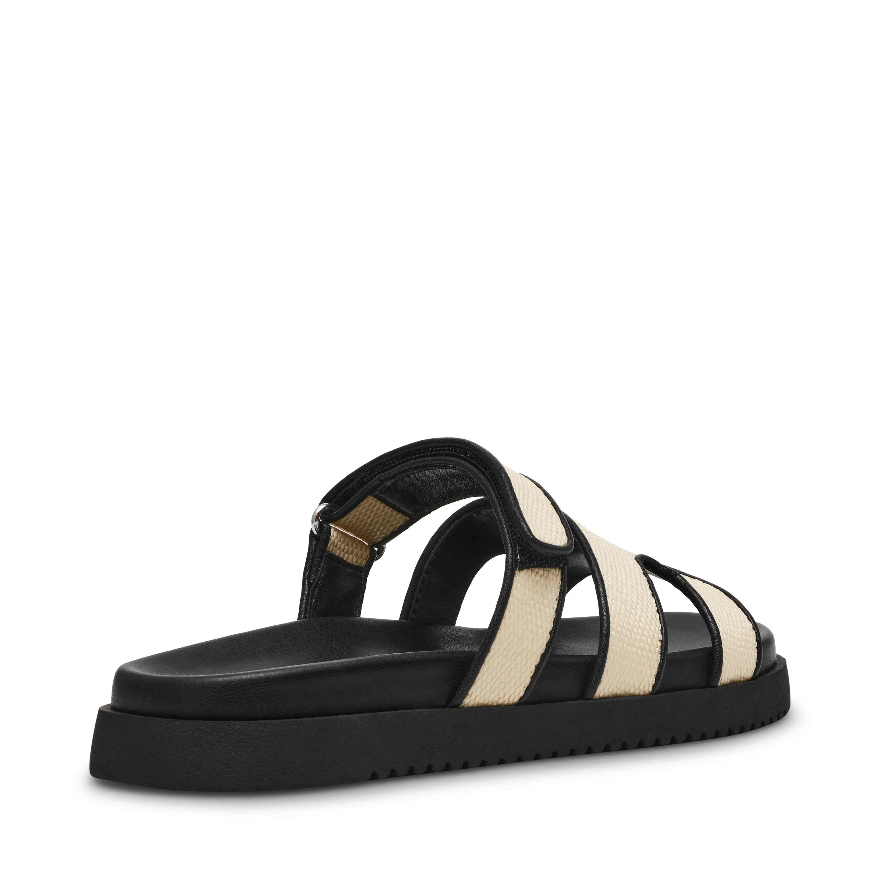 Missile Sandalo Natural Nero Raffia - Image 3