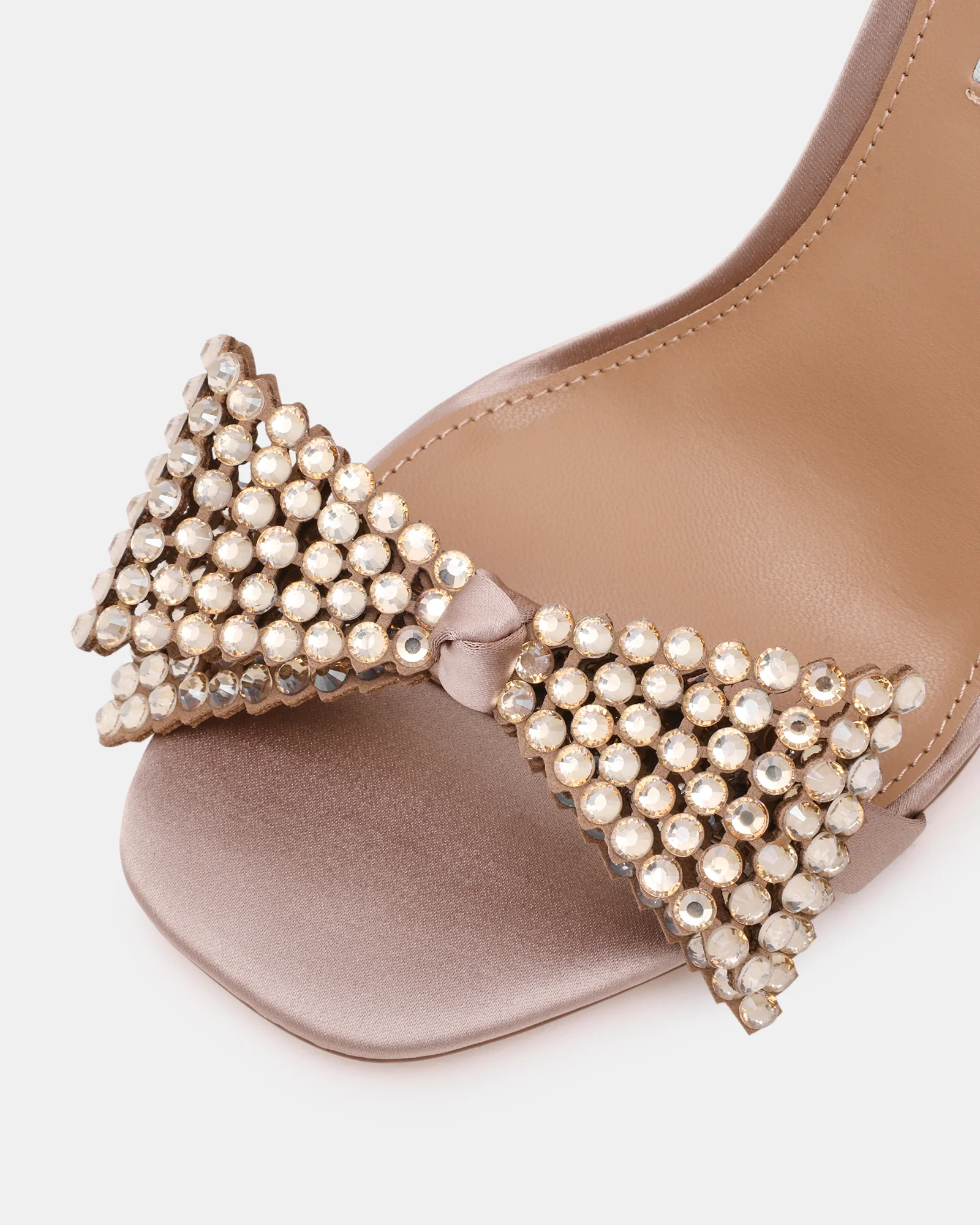 Newlywed Sandalo Taupe Satin - Image 3
