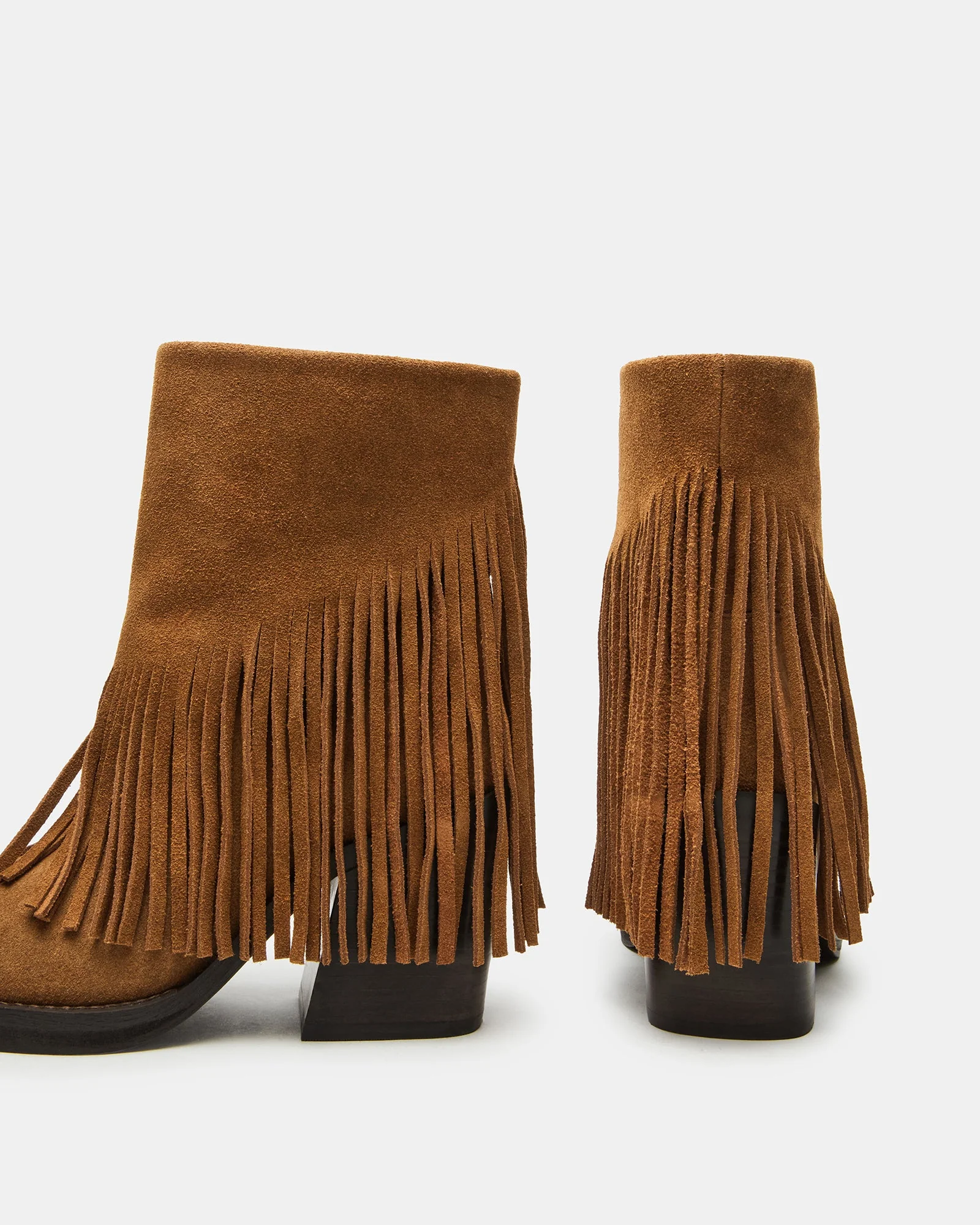 PIA STIVALE FRANGE CHESTNUT SUEDE - Image 3