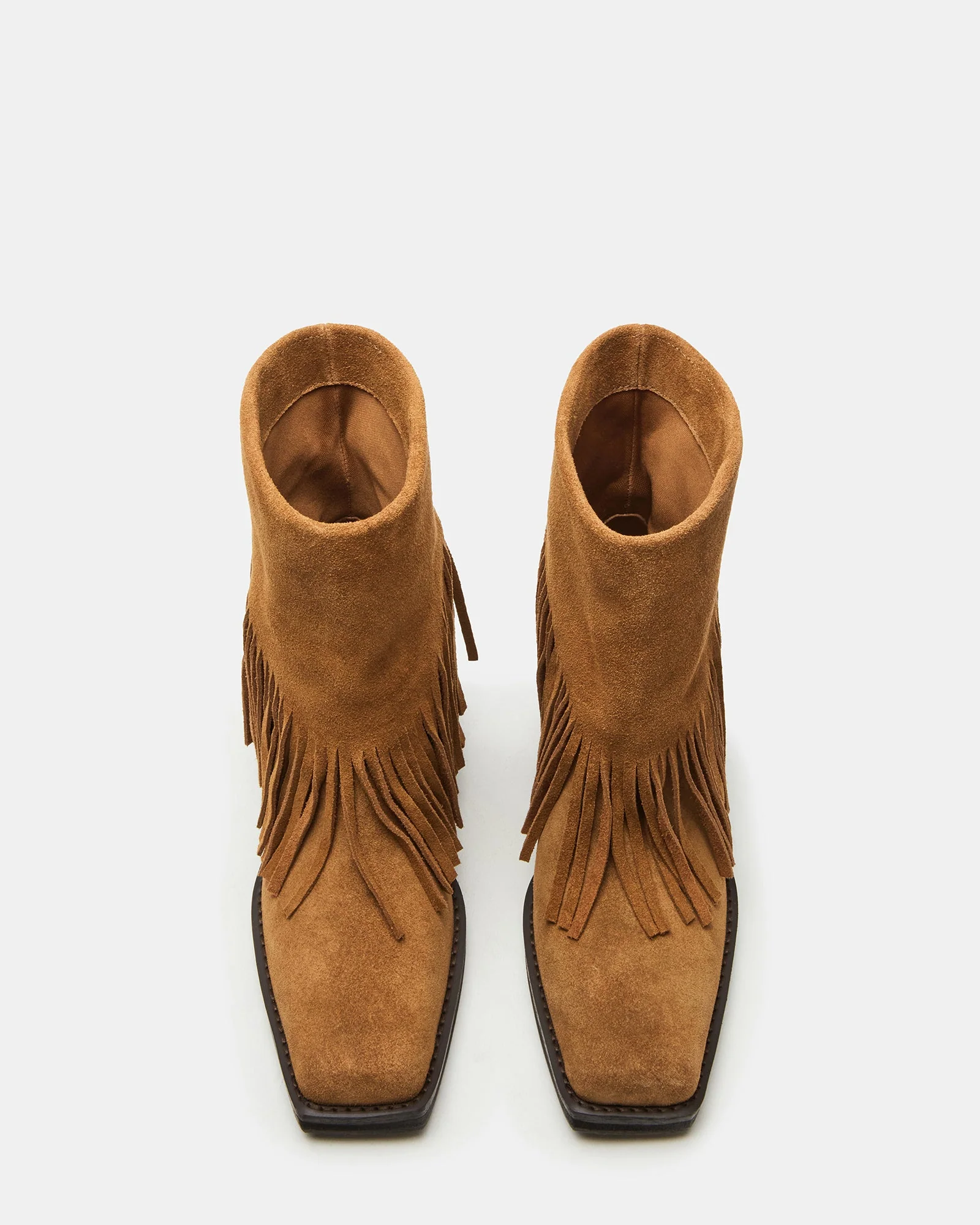 PIA STIVALE FRANGE CHESTNUT SUEDE - Image 4