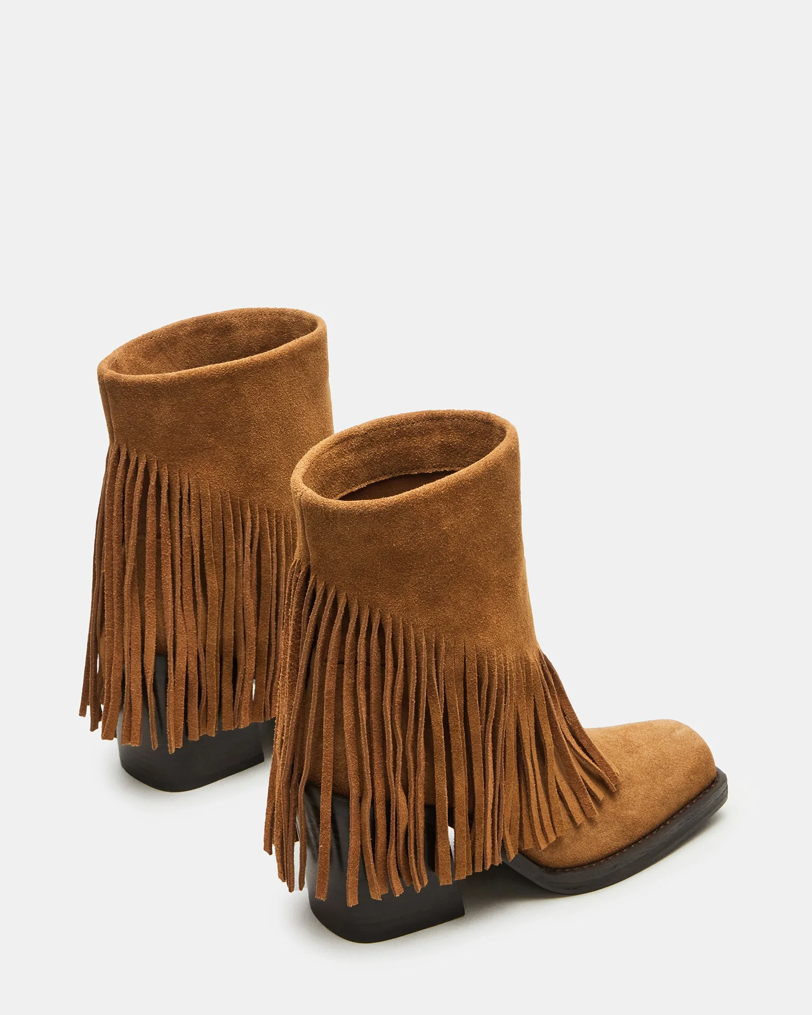 PIA STIVALE FRANGE CHESTNUT SUEDE - Image 5