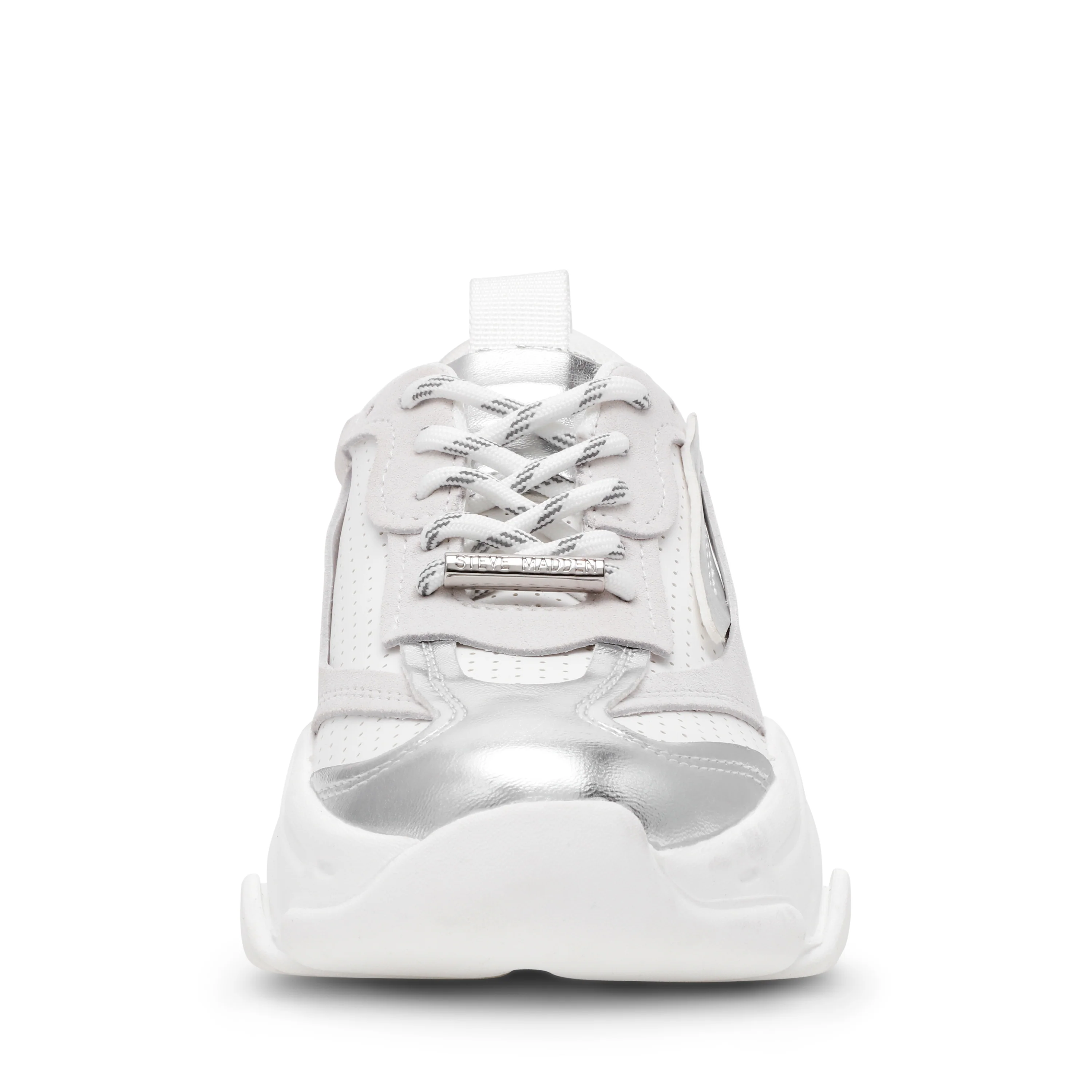 Posses-perf Sneaker Bianco Argento - Image 3