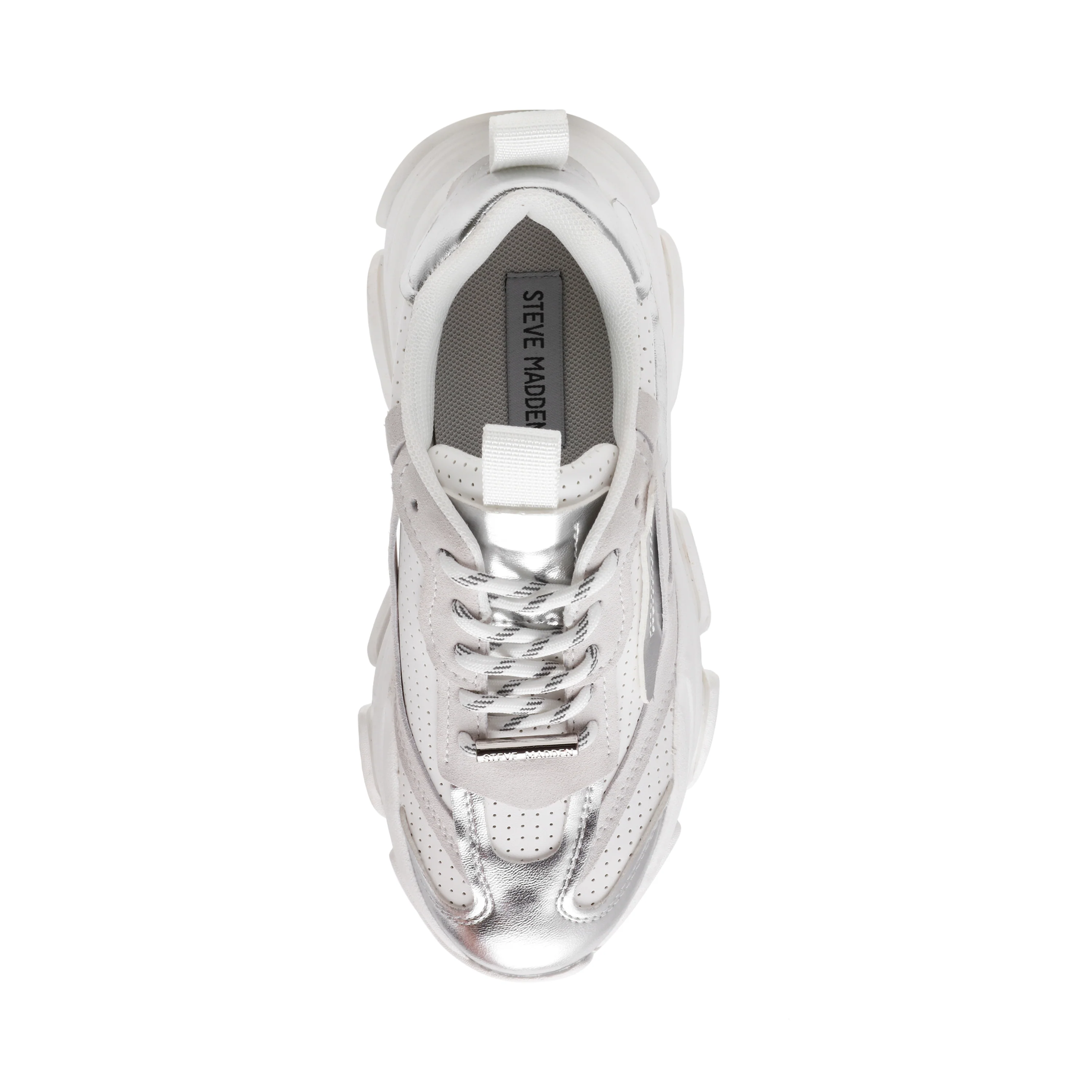 Posses-perf Sneaker Bianco Argento - Image 6