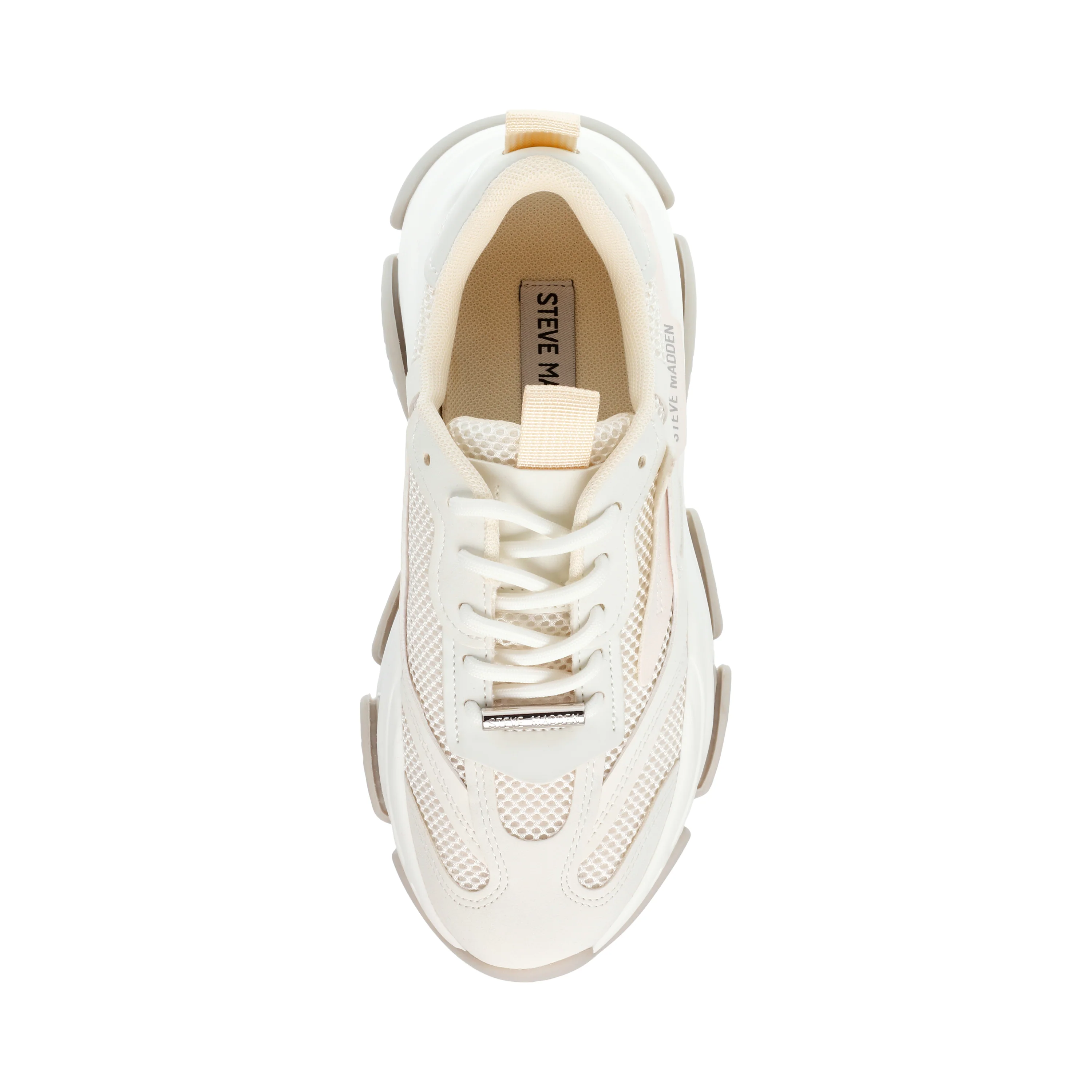 Possession-e Sneaker Off Bianco Beige Grigio - Image 6