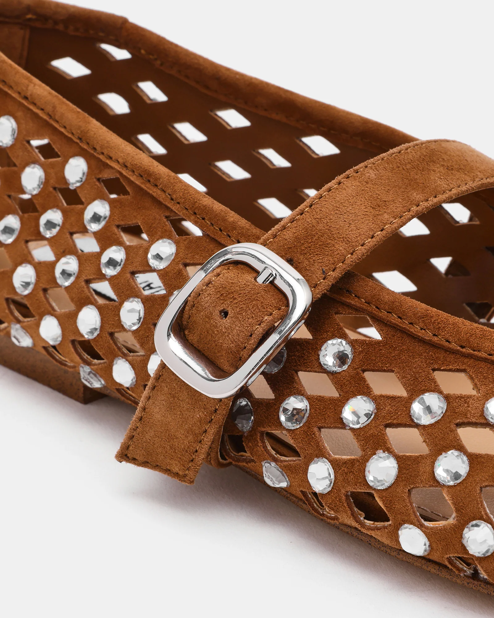 Rerun Ballerina Chestnut Suede - Image 3