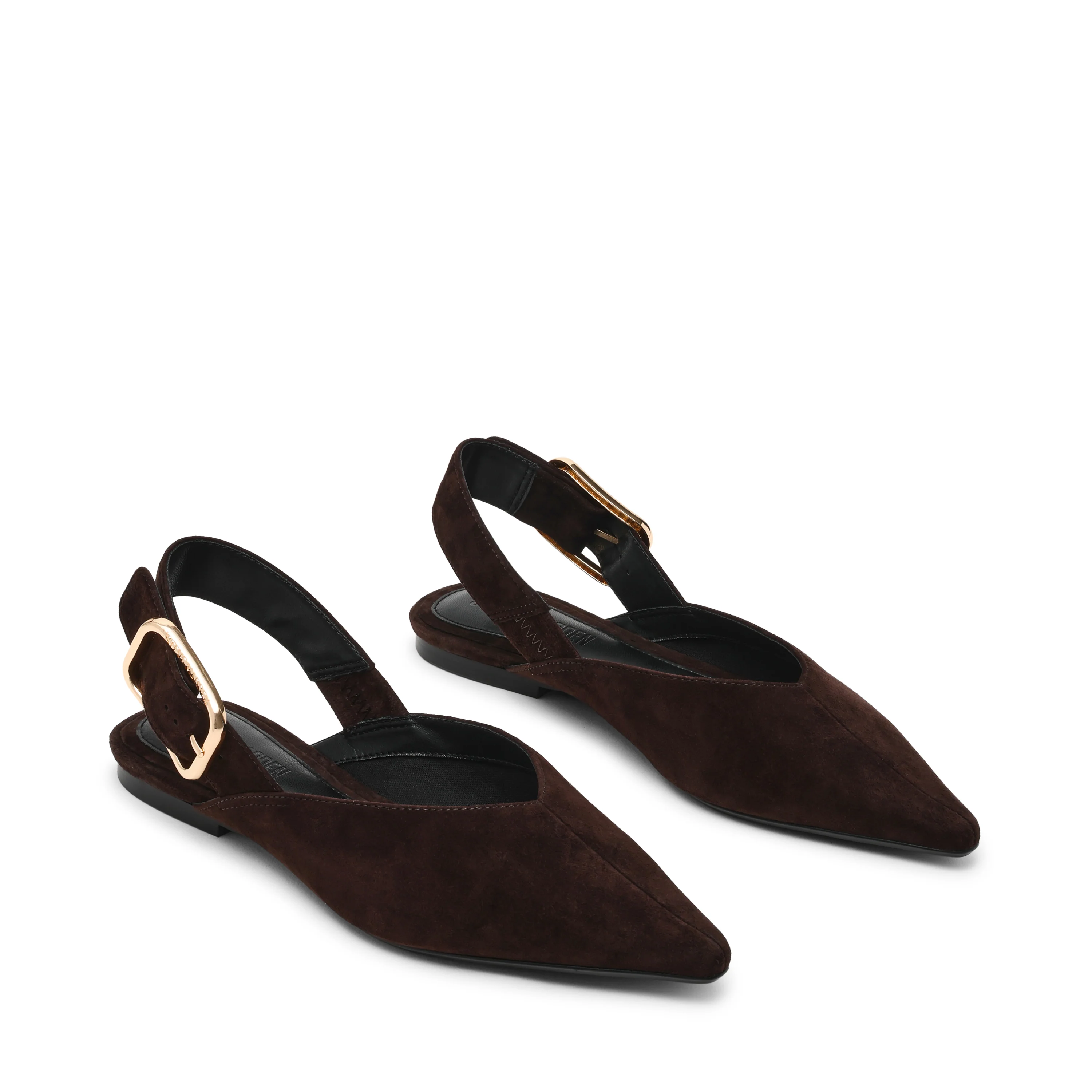 SIANNA DÉCOLLETÉ MARRONE SUEDE - Image 2