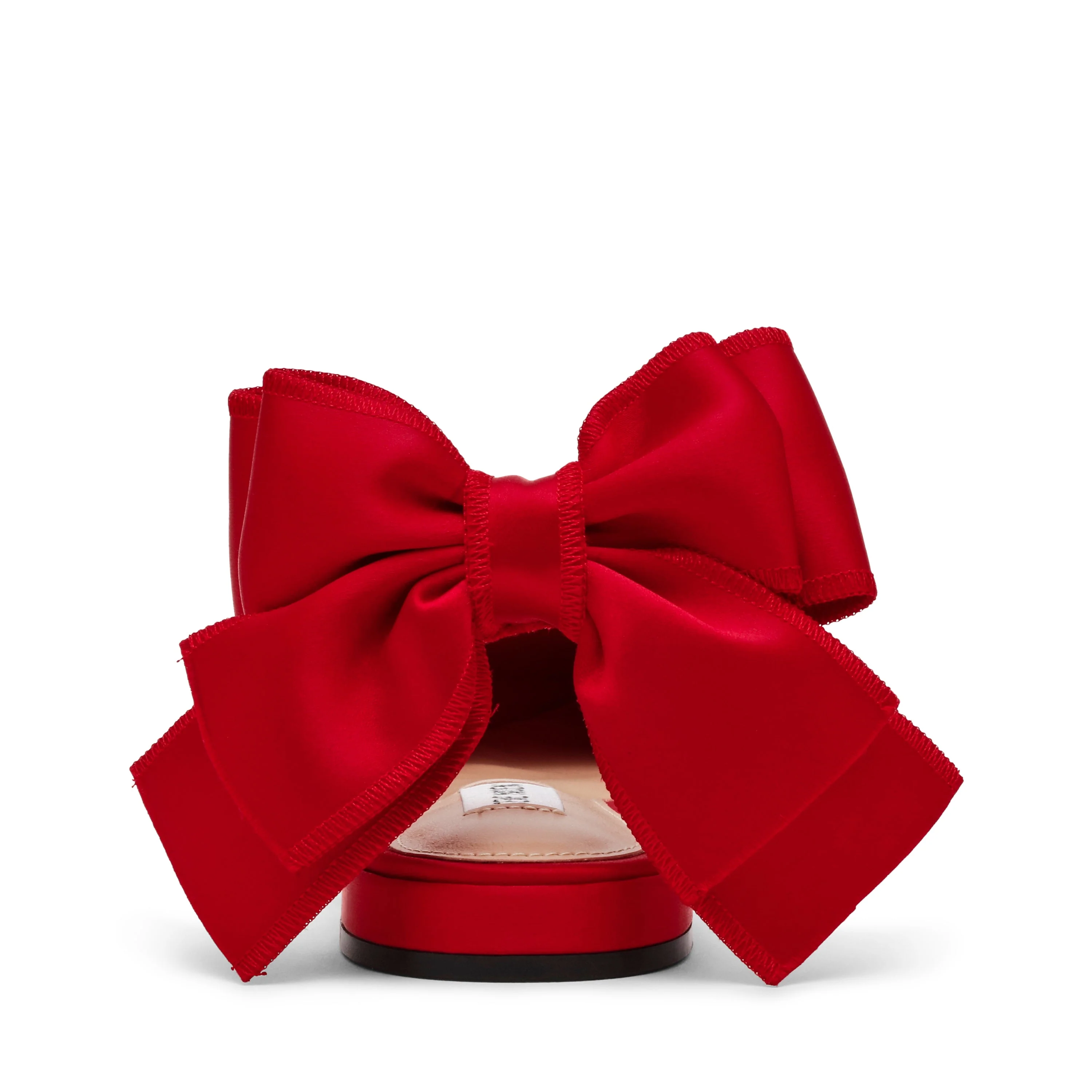 Synthia Ballerina Rosso Satin - Image 3